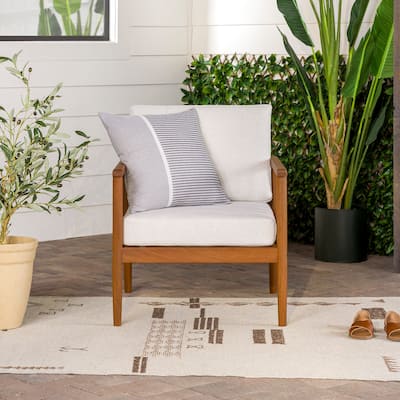 Middlebrook Solid Wood Outdoor Spindle Lounge Chair