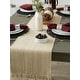 preview thumbnail 74 of 73, DII Variegated Taupe Fringe Table Runner 13x72