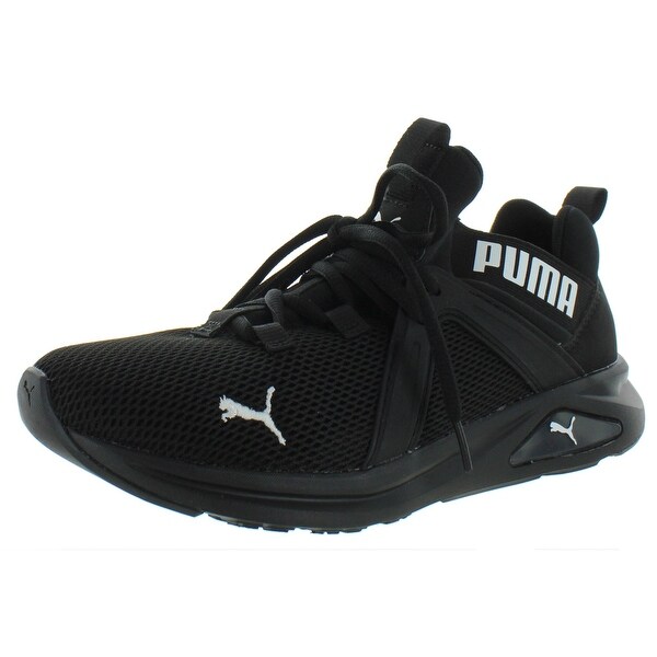 puma men's enzo black running shoes