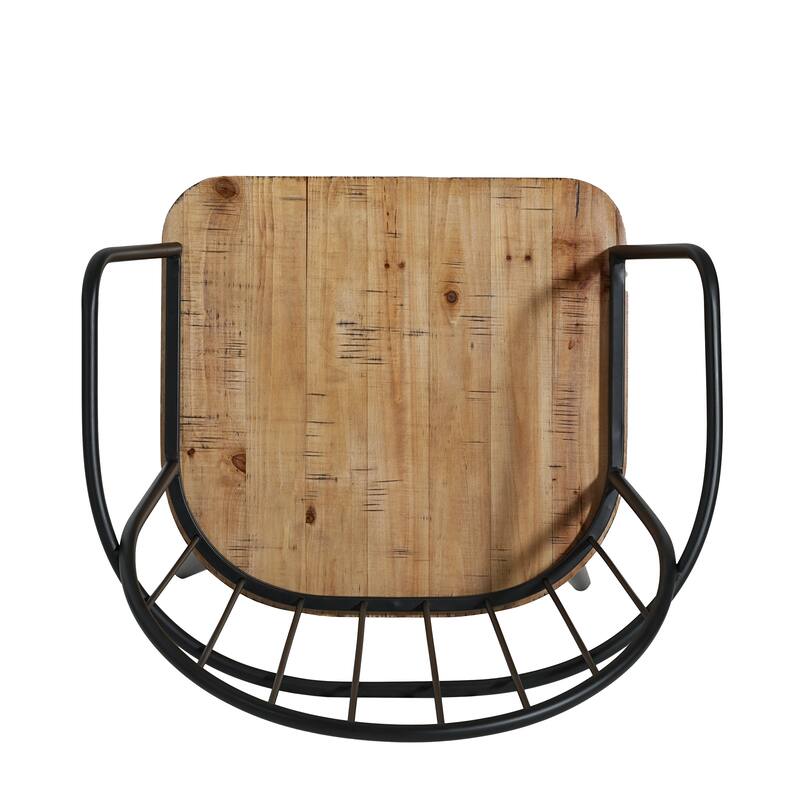 Christopher Knight Home Indoor 5-Piece Dining Set With Metal Legs