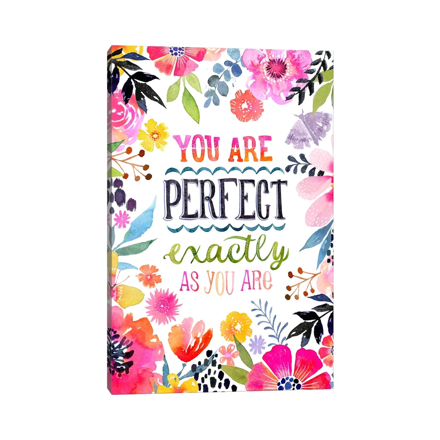 iCanvas "Perfect As You Are" by Stephanie Corfee Canvas Print