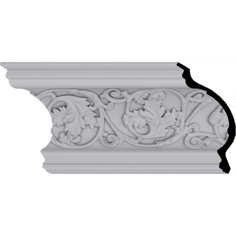 Neuveau Crown Moulding - 7 3/4"H x 9"P x 11 3/4"F x 94 1/2"L