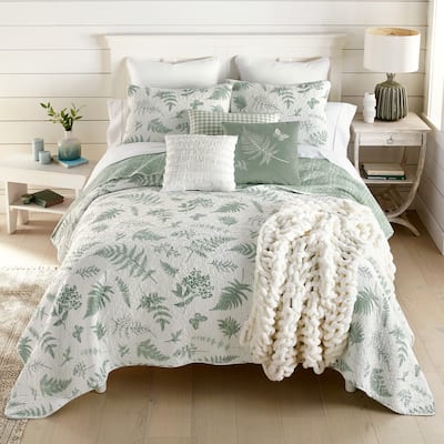 Donna Sharp Botanical Cotton Quilt Set