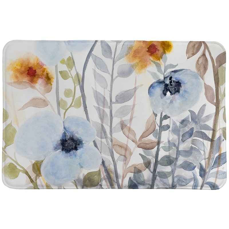 Floral Embrace Memory Foam Rug