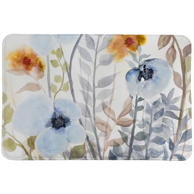 Floral Embrace Memory Foam Rug