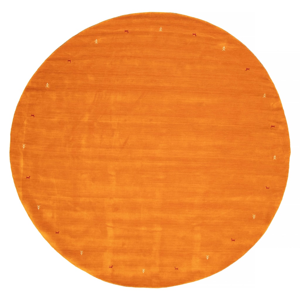 Kashkuli Gabbeh Orange Rug 10'0" x 10'0" - 10'0 x 10'0