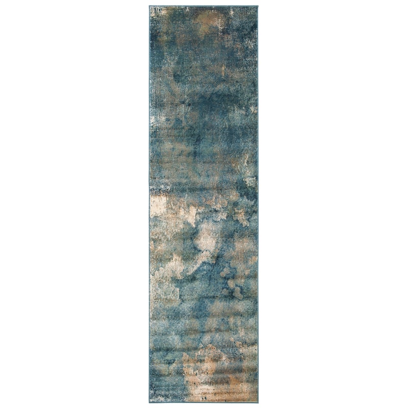 SAFAVIEH Constellation Vintage Kosa Watercolor Viscose Rug
