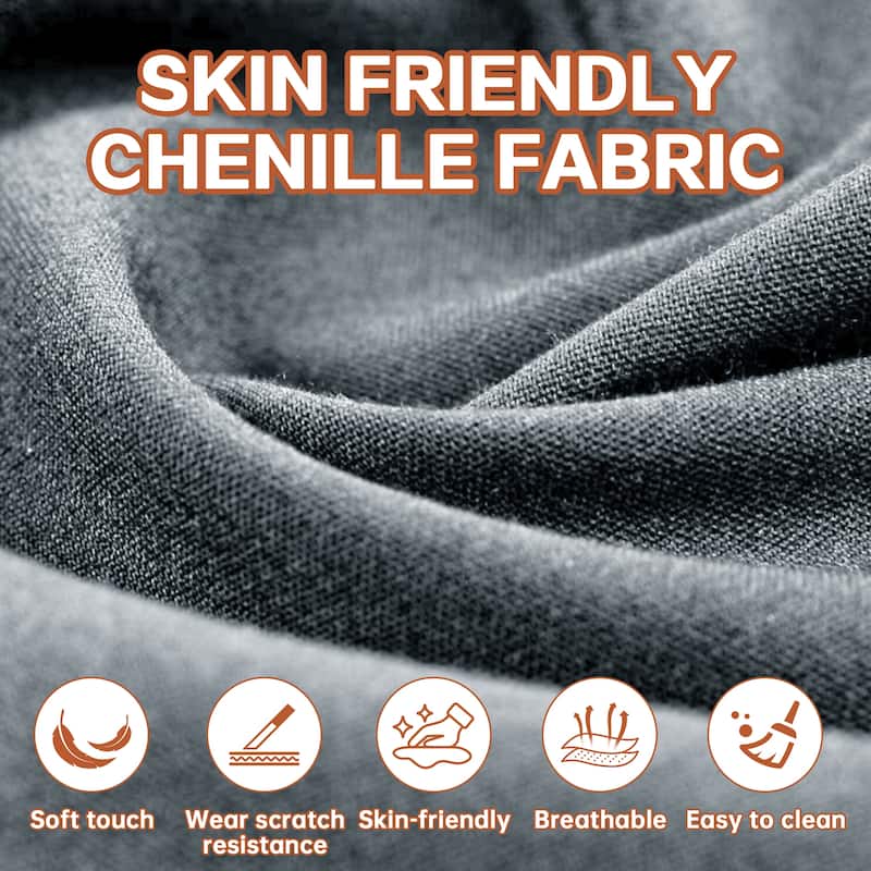 Modern L-Shaped Sectional Sofa with Chaise Lounge,Modern Minimalist Style Corduroy Couch