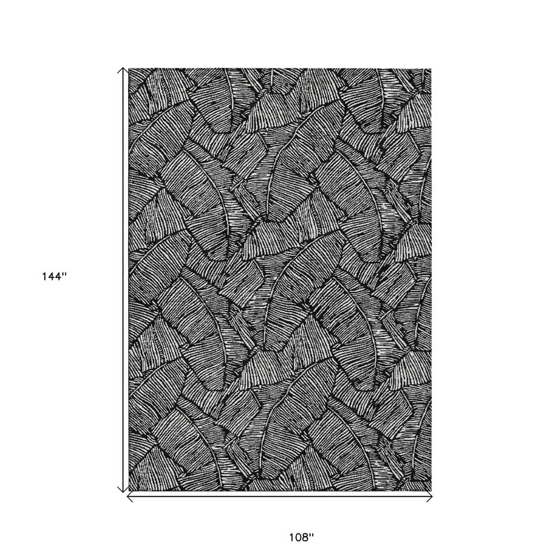 HomeRoots Floral Transitional Rectangle Outdoor Rug