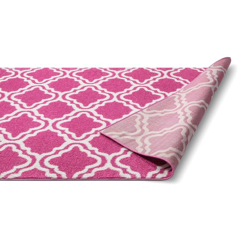 Well Woven Starbright Calipso Trellis Kids Area Rug