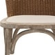 preview thumbnail 5 of 15, SAFAVIEH Dining Rural Woven La Rochelle Antiqued Oak Finish Taupe Dining Chairs (Set of 2) - 21" W x 18" D x 36" H