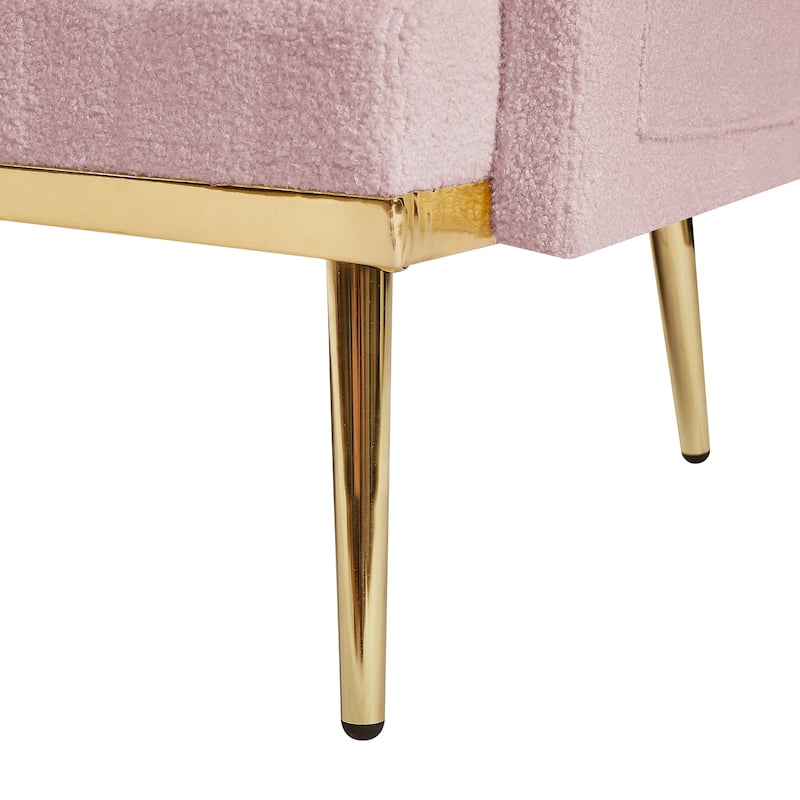 teddy fabric 2-seater sofa
