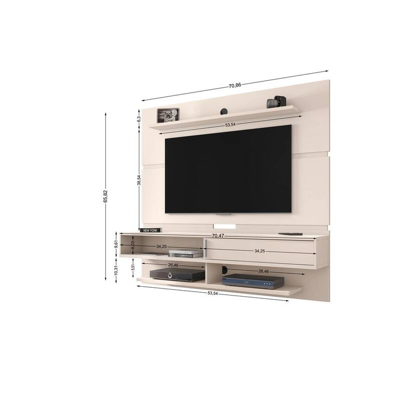 Carbon Loft McNeil Floating Entertainment Center with Shelves