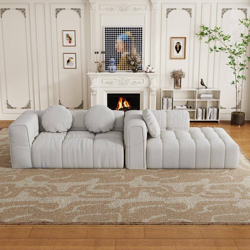 103" L-Shaped Modular Sofa, Free Combination (Left and Right Facing)