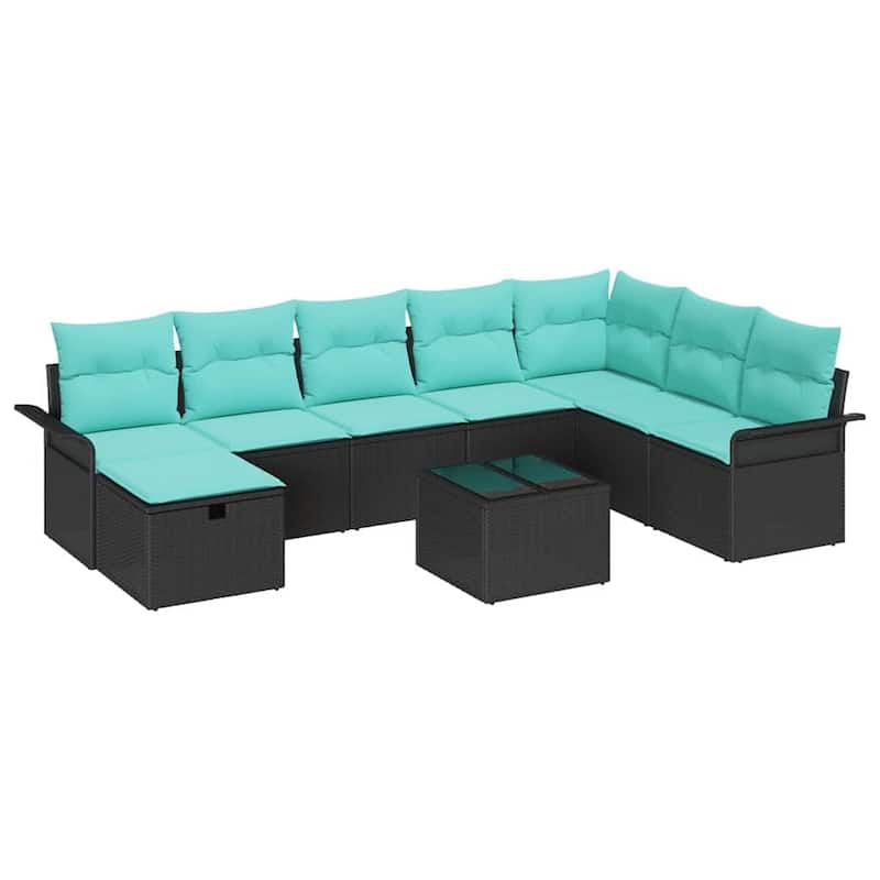 vidaXL 8/9 Piece Garden Sofa Set with Cushions
