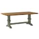 Option Oak Top with Antique Sage Green Base