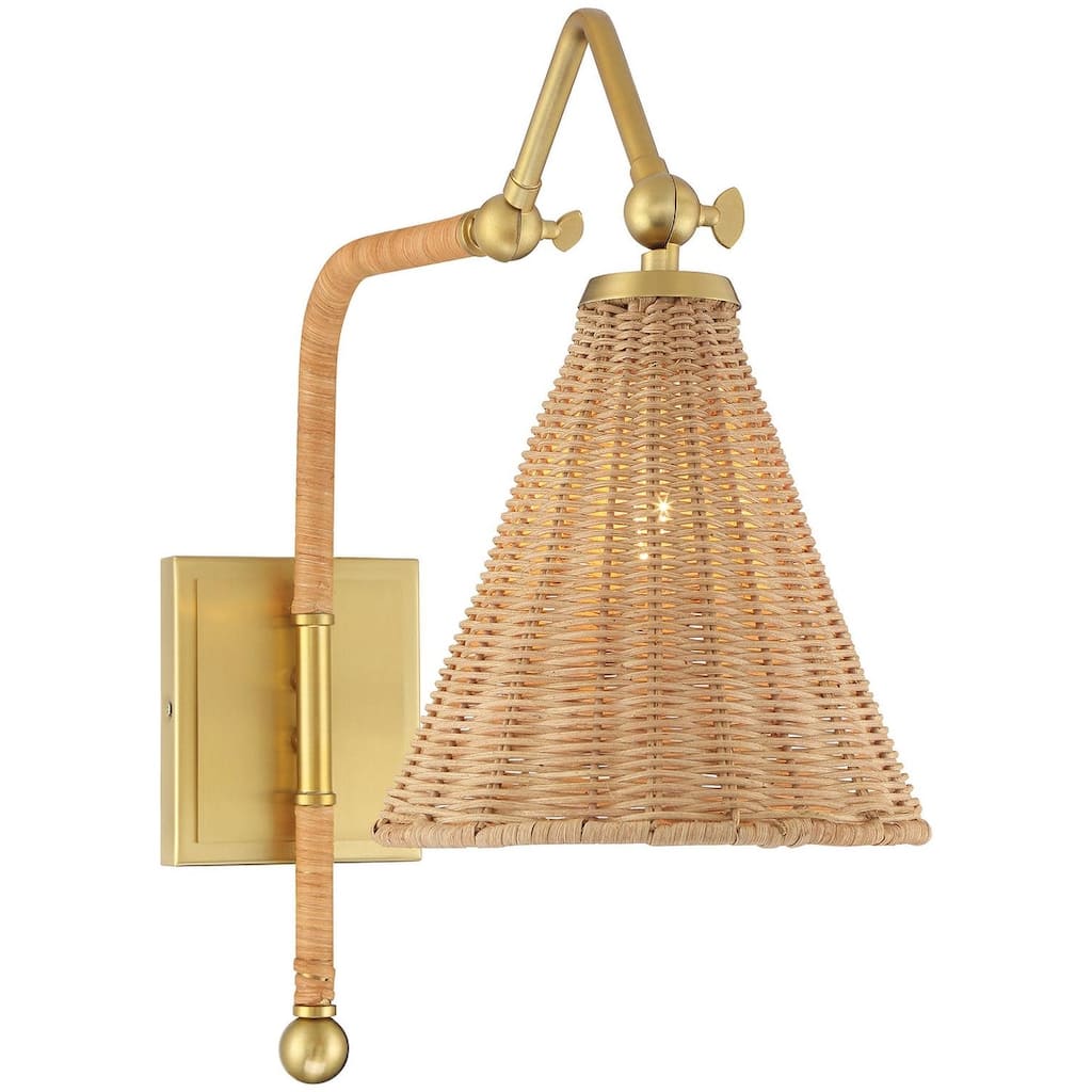 Savoy House 9-1499-1 Linell 15" Tall Bathroom Sconce
