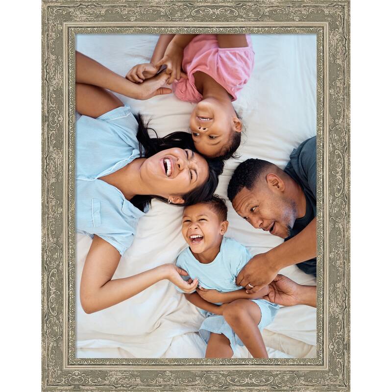 Filigree Picture Frame, Photo Frame - 18x24 - Filigree Silver