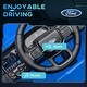 preview thumbnail 2 of 6, 12V Ford Ranger Electric Ride-On Truck for Toddlers with LED Headlights, Remote Control, and Spring Suspension