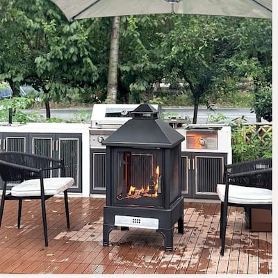 Heavy Duty Garden Metal Outdoor heating furnace for backyard fir pit