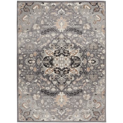 Nourison Elation Persian Floral Medallion Area Rug