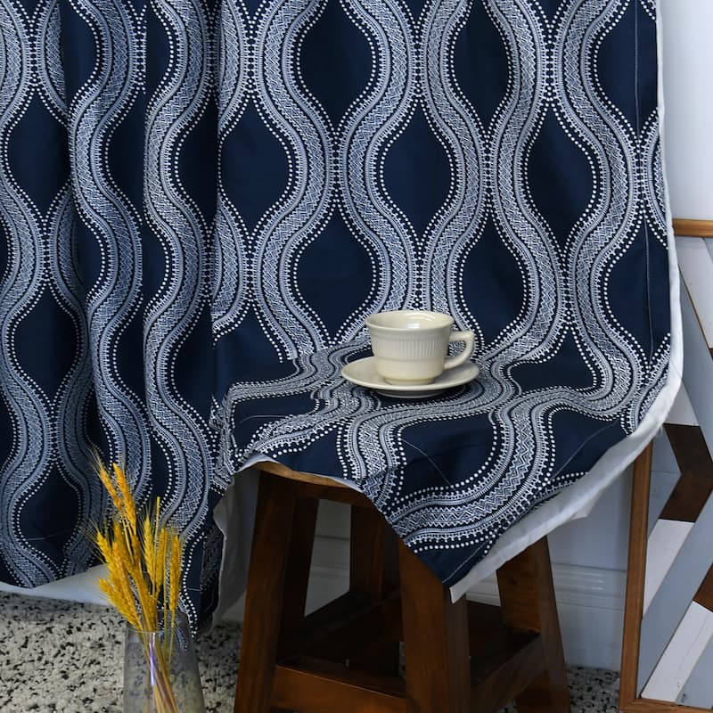 Serenta Charleston Printed 2 Piece Curtain Set - 60" x 84"