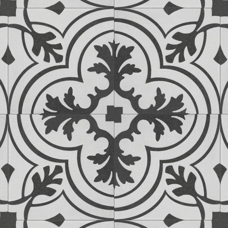 Merola Tile Twenties Mini Vintage 3-7/8" x 3-7/8" Ceramic Floor and Wall Tile