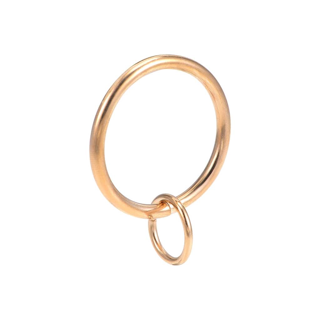 Curtain Rings Metal Drapery Ring for Curtain Rods, 14 Pcs