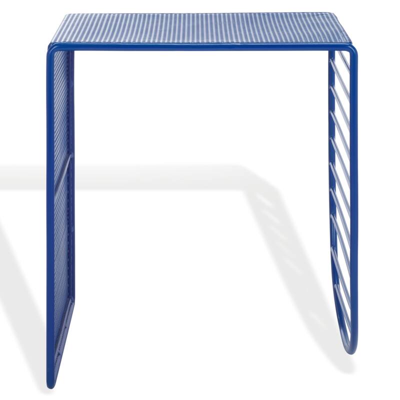 SAFAVIEH Couture Viktoria Metal Accent Table, Fully Assembled - 18"W x 16"D x 20"H