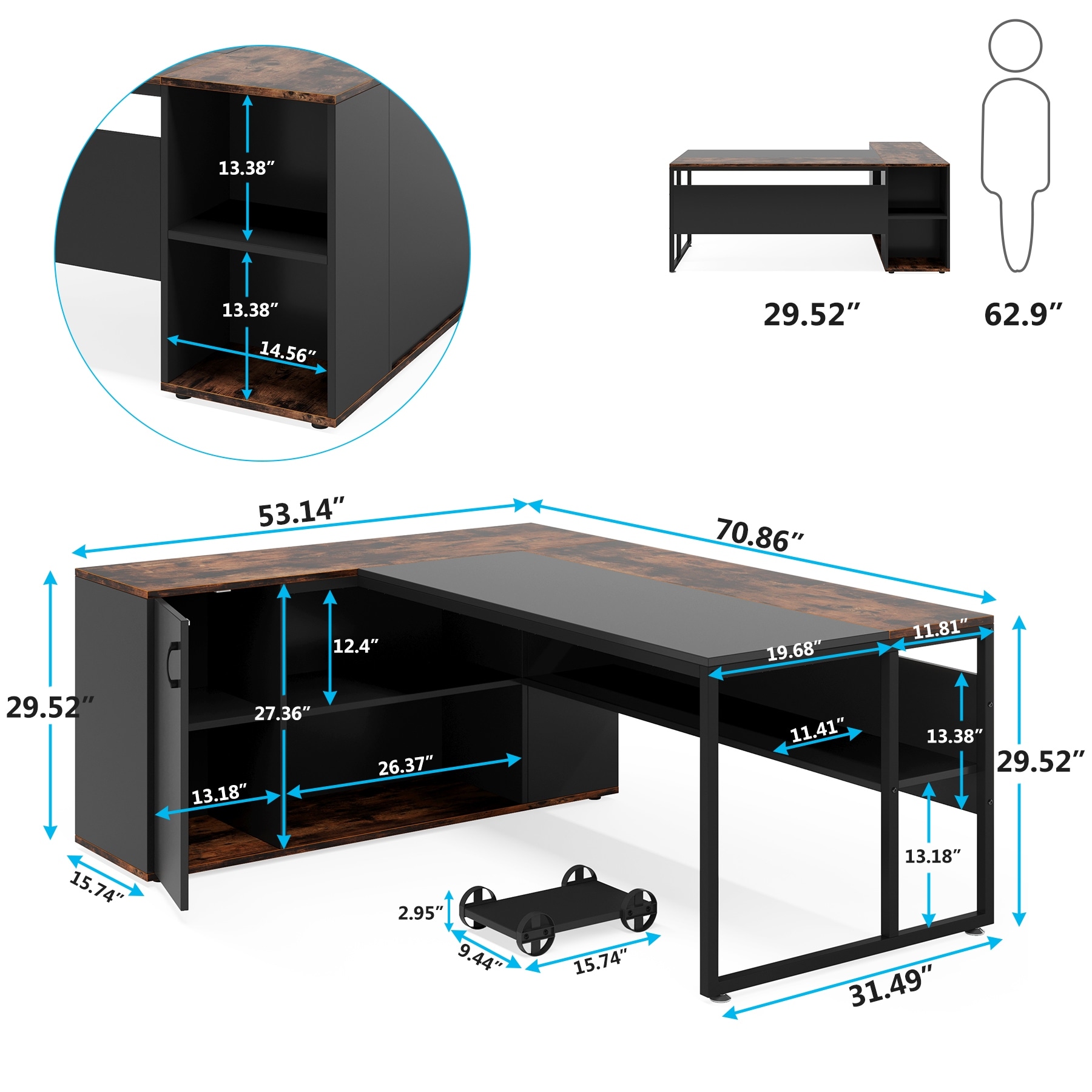 71-inch-L-Shaped-Executive-