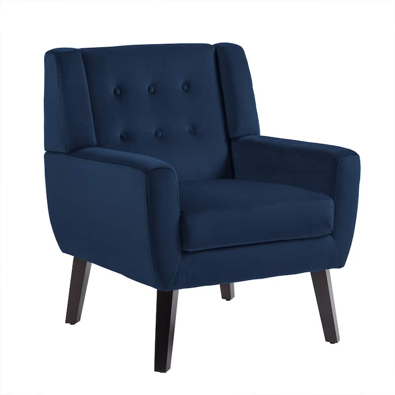 2 Set Modern Accent Chair Velvet Armchair
