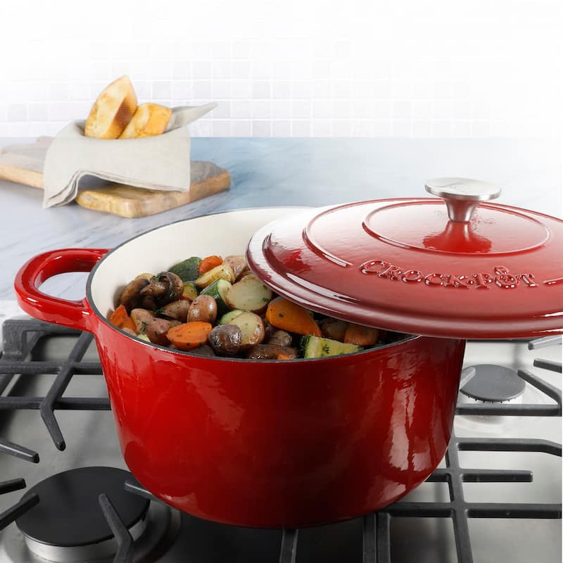 Crock Pot Artisan 7-Quart Round Dutch Oven