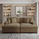 preview thumbnail 49 of 137, Oversized Modular Sectional Sofa Set with Pillows for Living Room