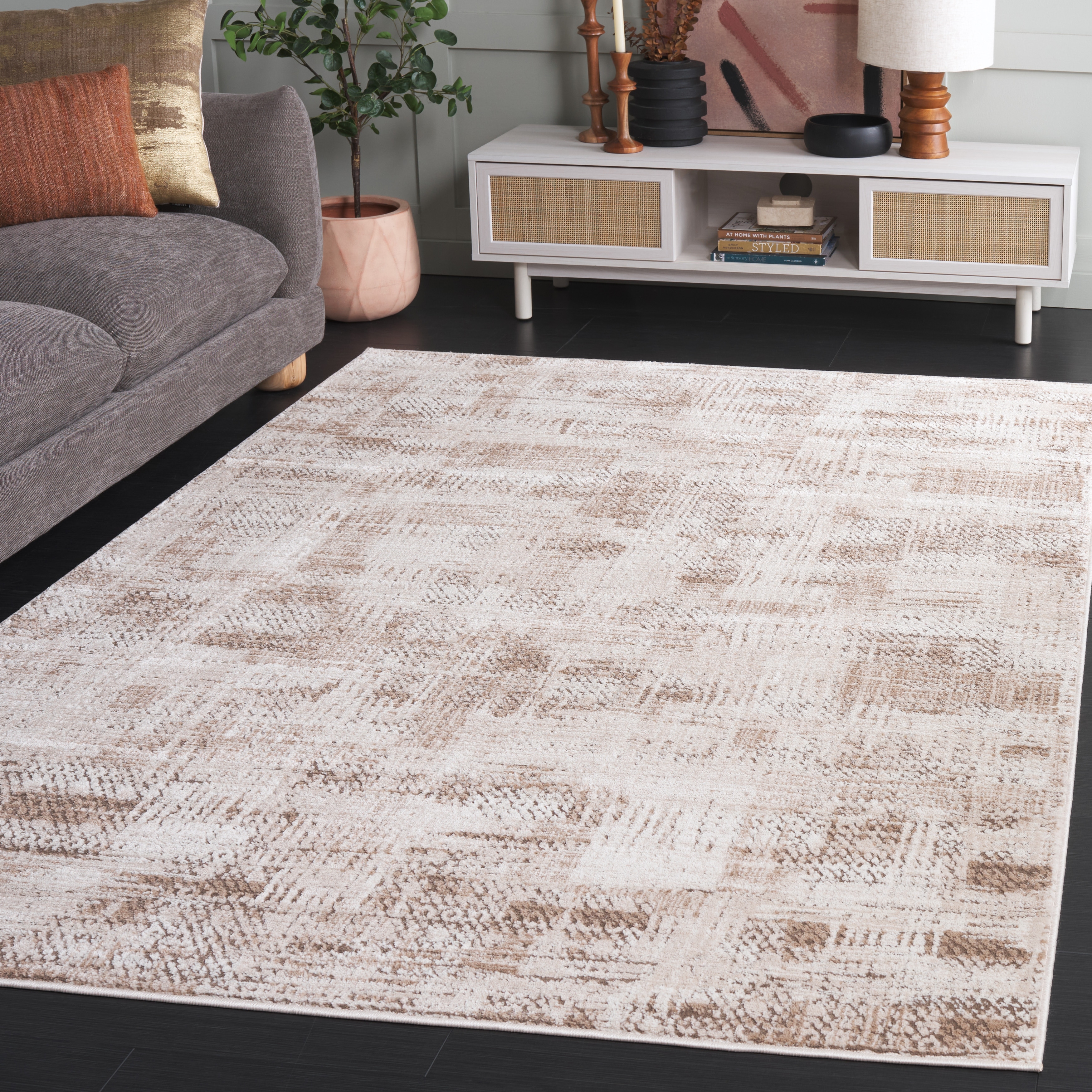 SAFAVIEH Whisper Lela Modern Abstract Rug