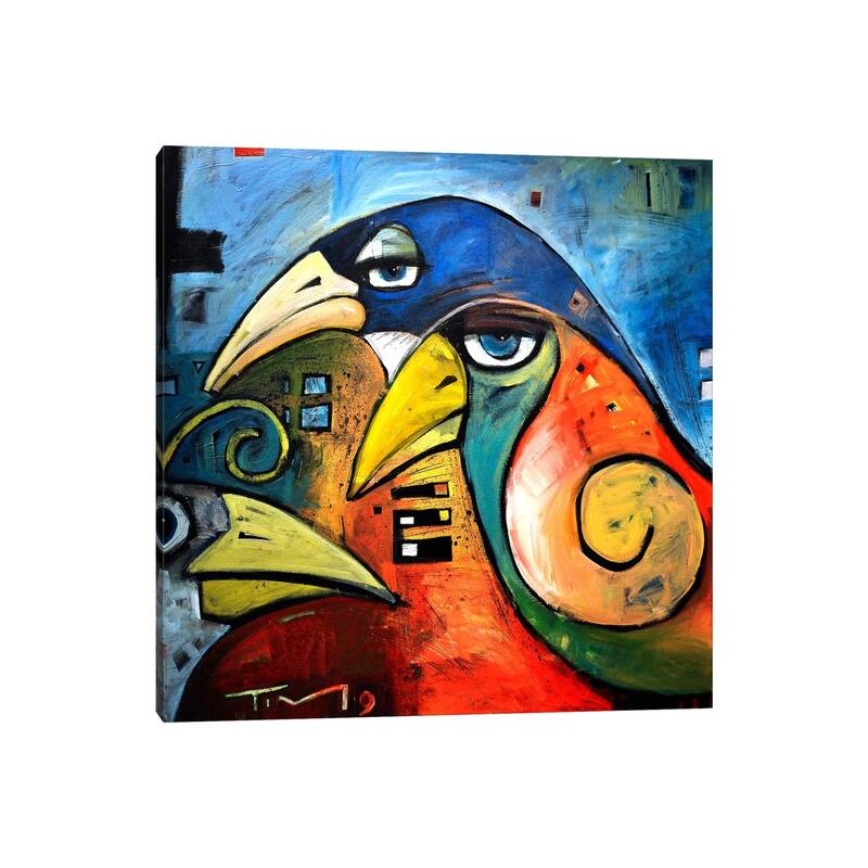 iCanvas "Trois Oiseaux" by Tim Nyberg Canvas Print