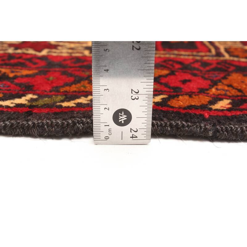 ECARPETGALLERY Hand-knotted Teimani Black Wool Rug - 2'11 x 4'7