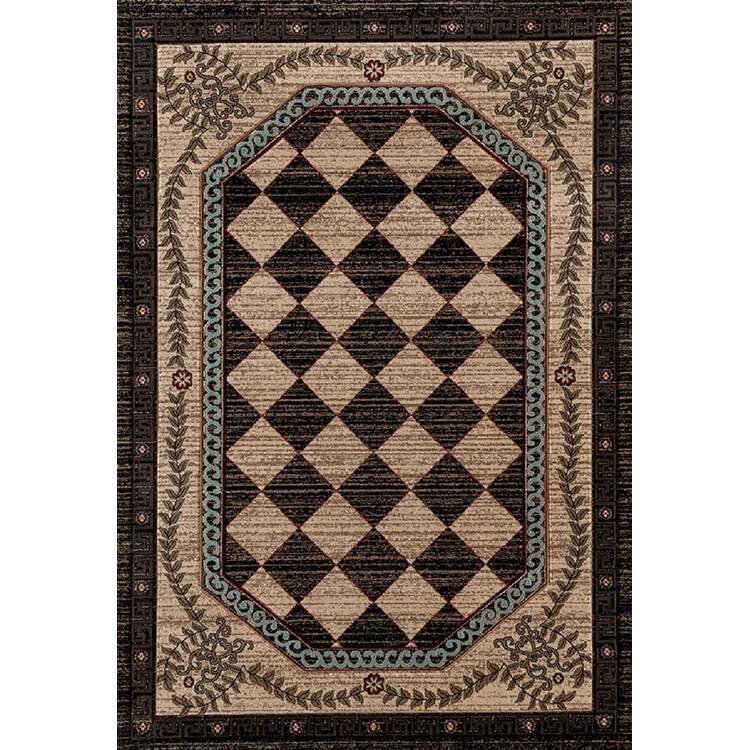 Glamour Collection Polypropylene Area Rug
