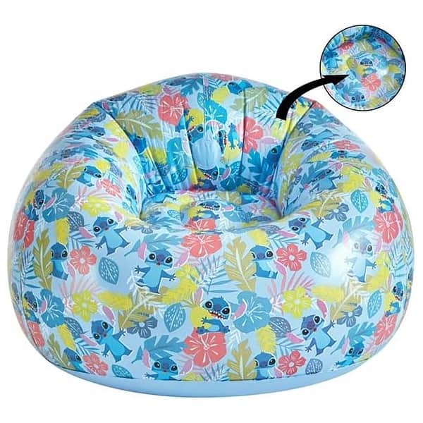 slide 2 of 4, Disney Stitch Portable Inflatable Gaming Chair