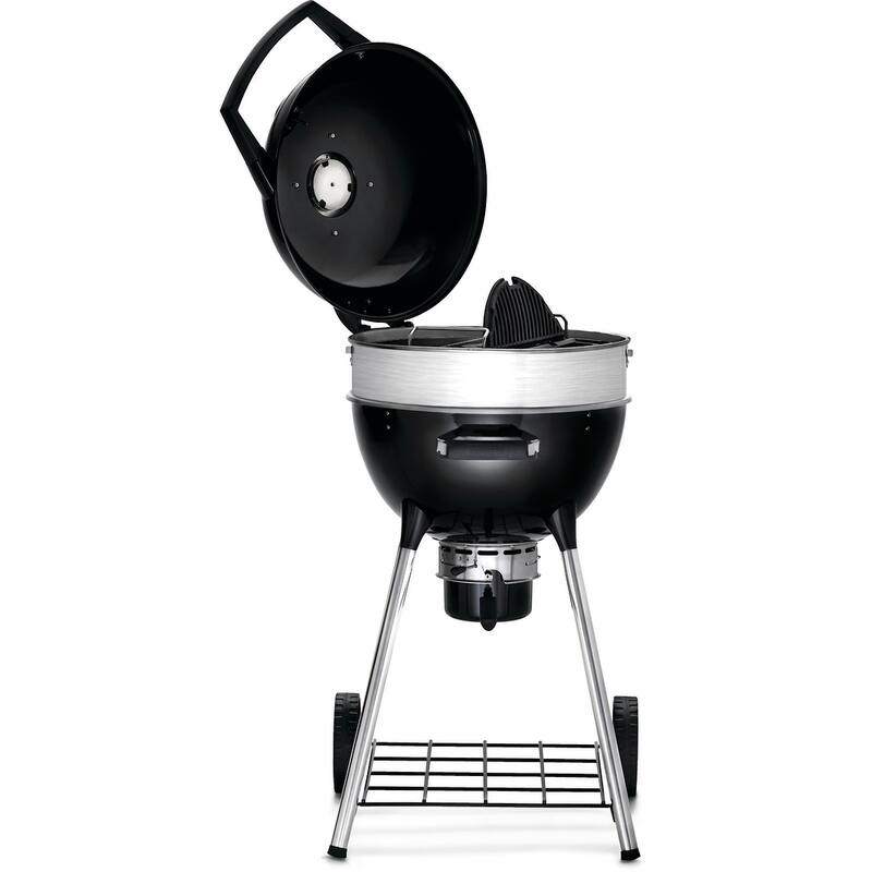 Napoleon PRO18K-LEG-3 21" Wide Charcoal Portable Grill with Vortex