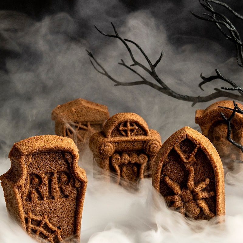 Nordic Ware Tombstone Cakelets - Brown