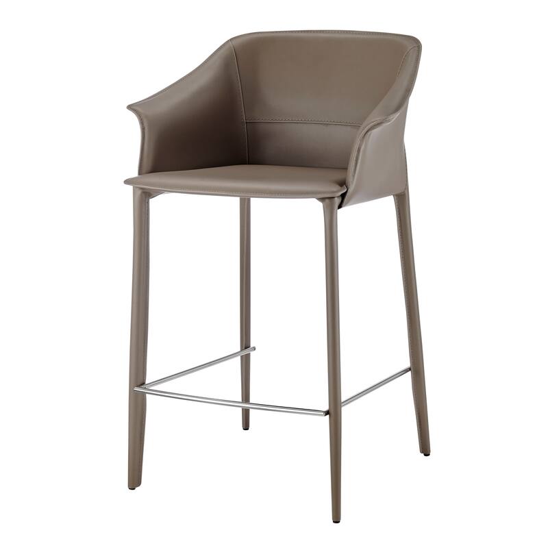 NPD Furniture Callie Recycled Leather Counter Stool