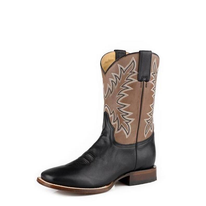 Stetson Western Boots Mens 11" Cole Black 12-020-8812-4091 BL