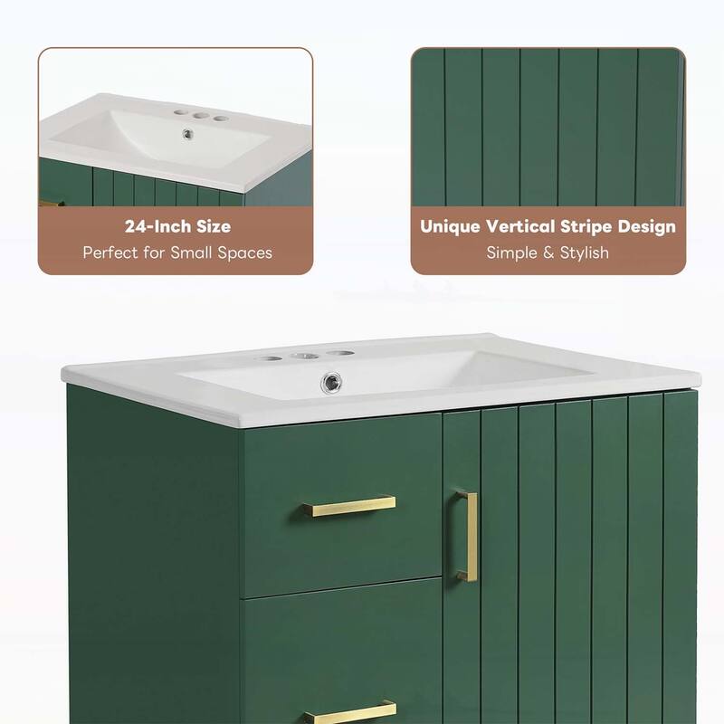 Under-mount Sink Bathroom Cabinet with Drawers