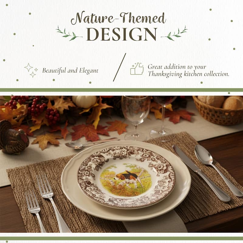 Spode Woodland Salad Plate - Assorted Animals