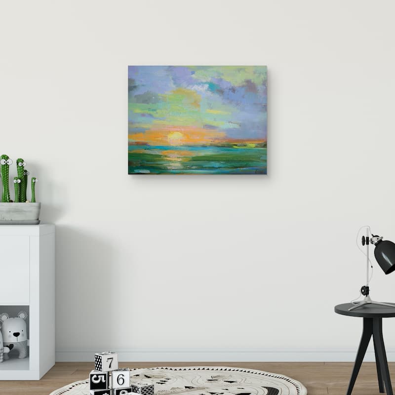 Sherbert Sunset by Alexi Fine Canvas Art Print