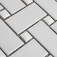 preview thumbnail 17 of 17, Merola Tile Metro Basketweave White w/ Glossy White Dot 11-3/4" x 11-3/4" Porcelain Mosaic Floor and Wall Tile