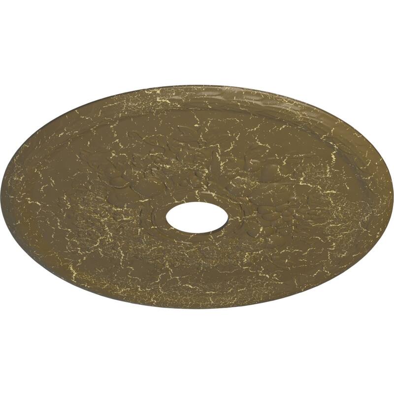 22 5/8"OD x 3 5/8"ID x 5/8"P Grape Ceiling Medallion