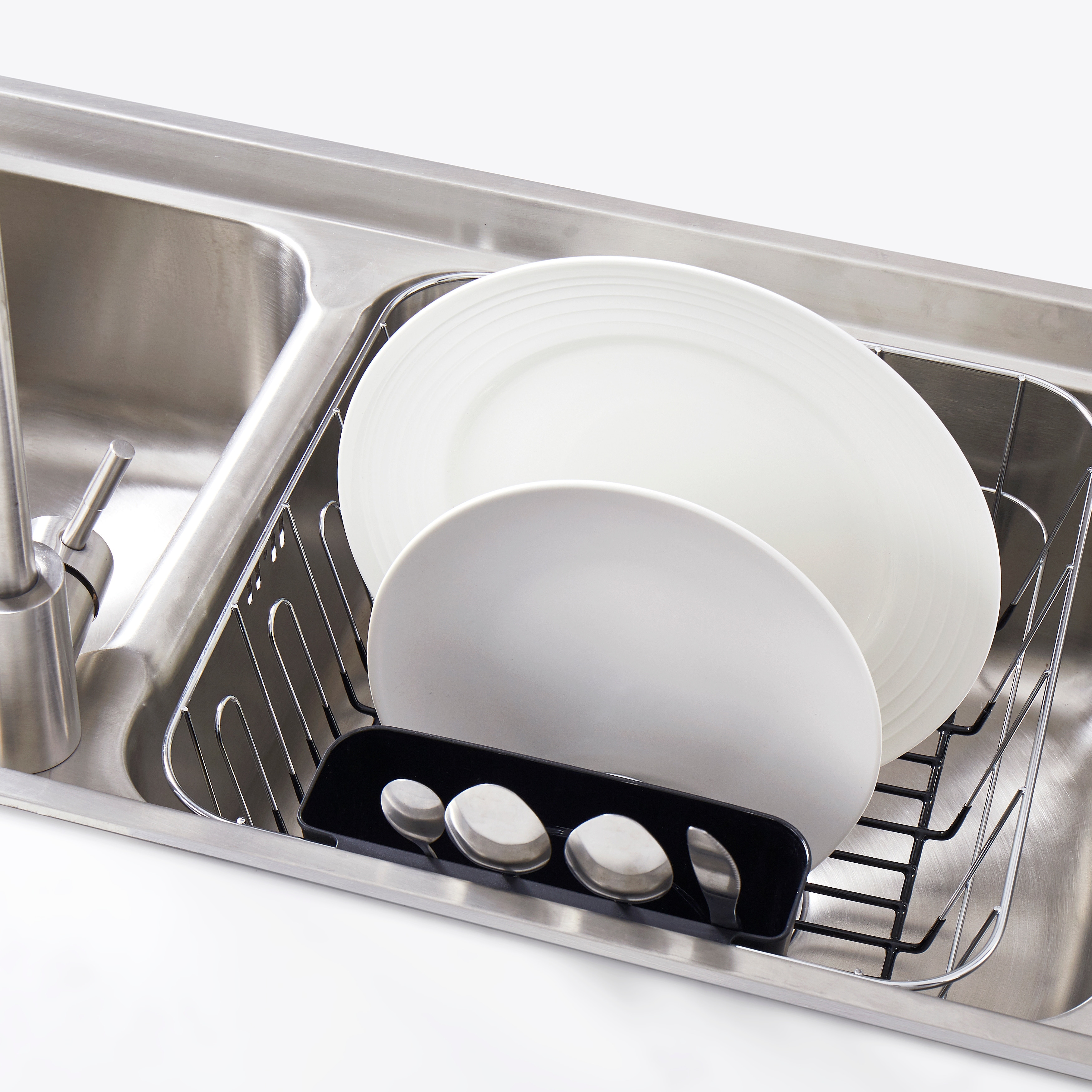 Sweet Home Chrome Plated Steel 2-Piece Mini Dish Set  -image