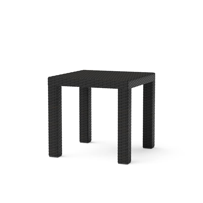 Deco 3 Piece Aluminum Outdoor Patio Club Chairs & Side Table