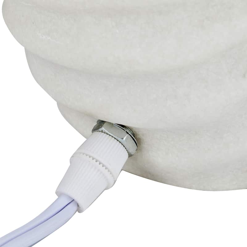 Aria Home Snail Table Lamp Sculpted Sandstone Accent Lighting